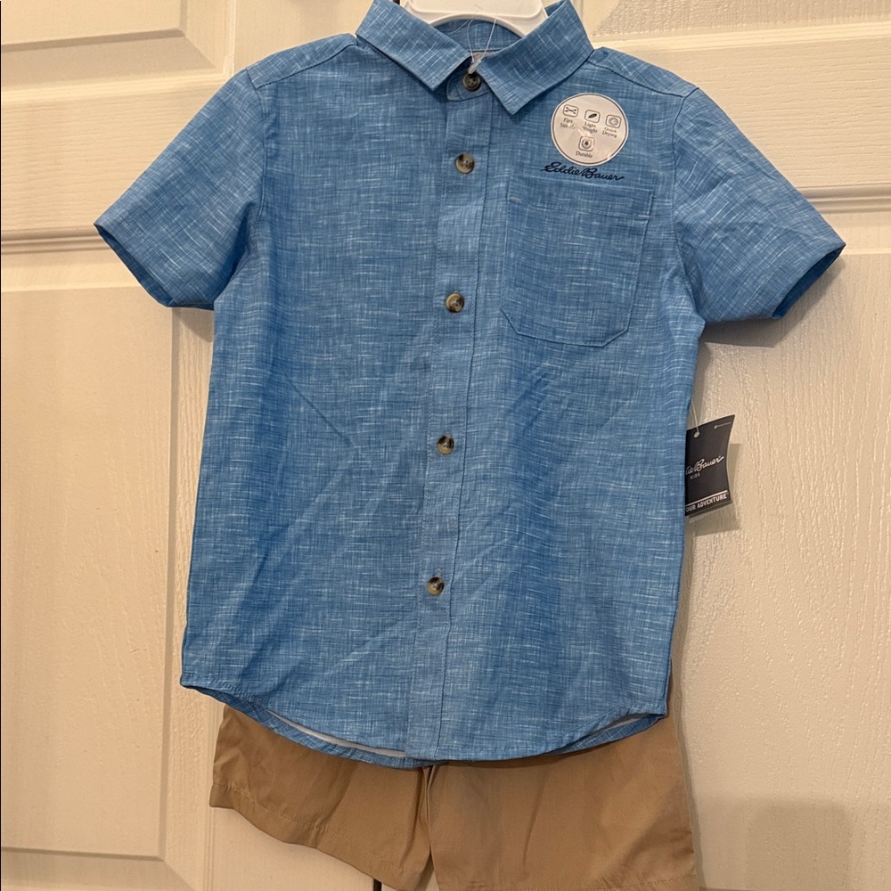 NWT Eddie Bauer Boys Shorts Set sz 5